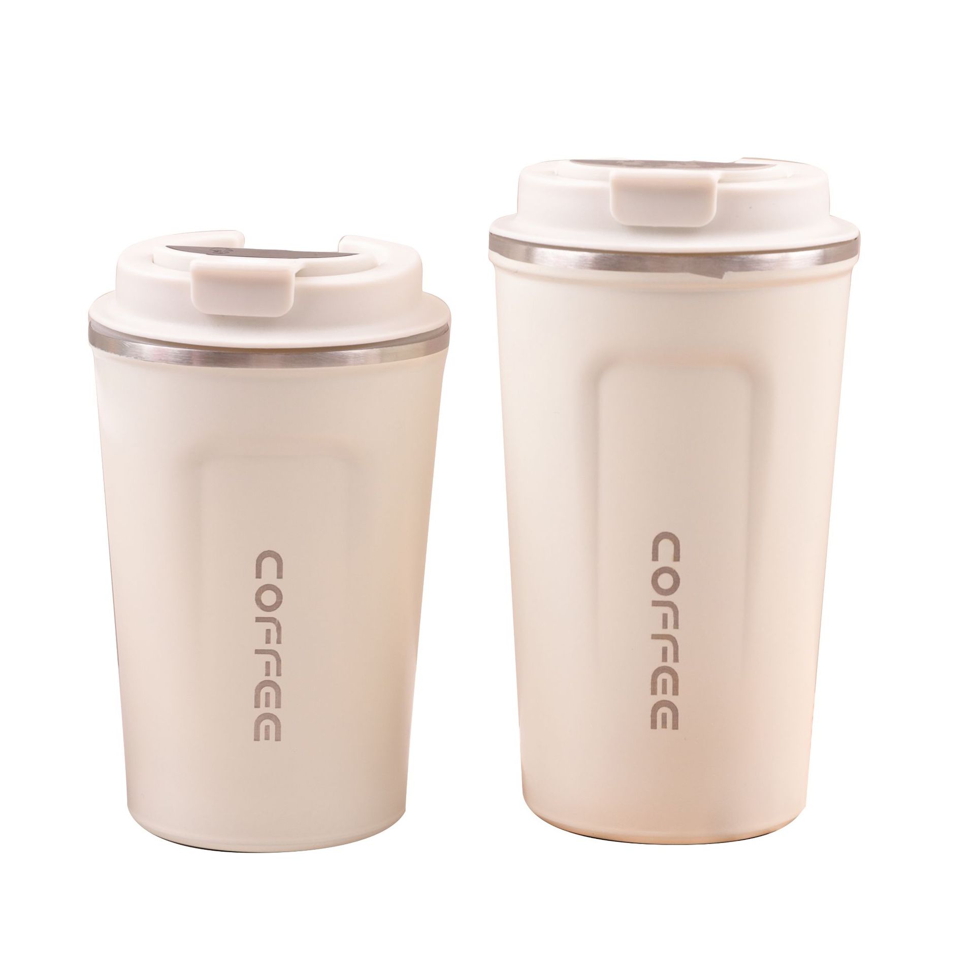 Comercio exterior transfronterizo 304 acero inoxidable temperatura inteligente taza de café de aislamiento térmico taza de agua portátil al aire libre taza de té de doble bebida