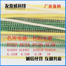 ֱ��DIP늸�AL0204-R15K EC22 0.125W 1/8W 0.15UHɫ�h,ɫ�a늸�