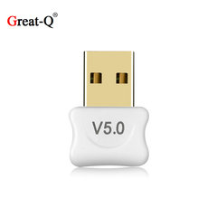 Usb bluetoothレシーバー5.0ワイヤレスbluetoothオーディオ受信送信機メーカーコンピュータbluetoothアダプタ