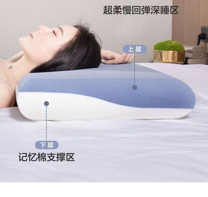 二代记忆棉枕头Pro某朵同款家用成人护颈枕芯学生宿舍情侣深睡枕|undefined