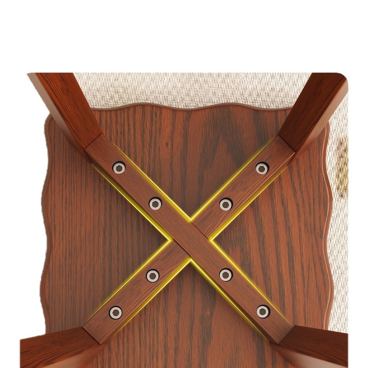 Taburetes de madera sólida para el hogar, taburetes de reserva para invitados, taburetes de comedor, taburetes de madera sólidos y duraderos, nuevos taburetes cuadrados chinos