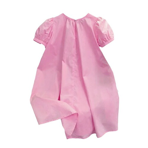New 2024 Summer Girls' Fashion Casual Princess Dress Children's Thin Version Girls' Summer Dress for Older Children Trendy