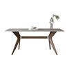 Italian minimalist designer dining table household small apartment rock plate dining table light luxury modern minimalist rectangular dining table