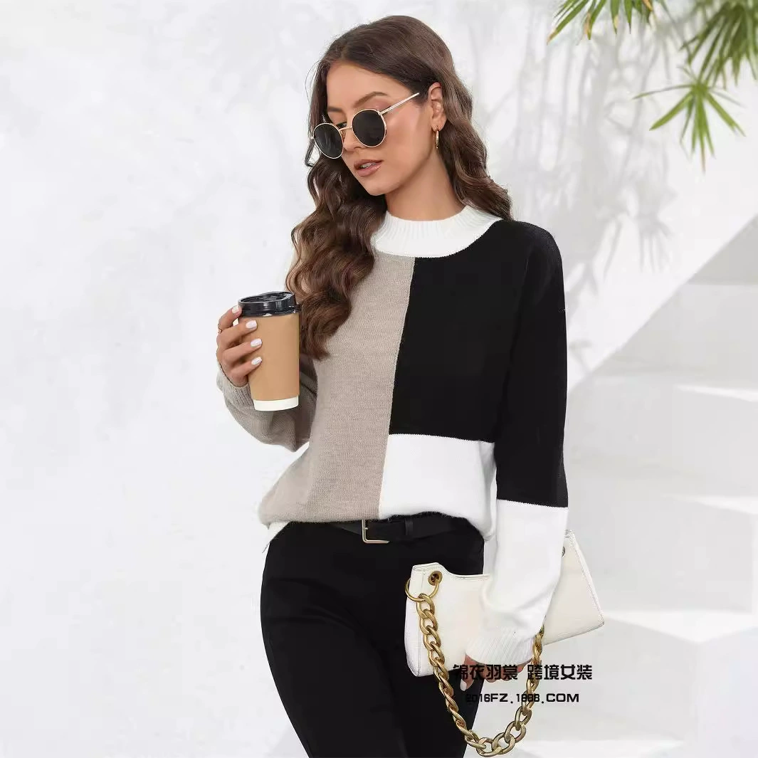 Winter knitted sweater, European style, plus size, oversize, Amazon