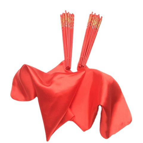 Dance red silk chopsticks Adult Mongolian dance chopsticks Children's chopstick dance chopsticks dance chopstick combinations