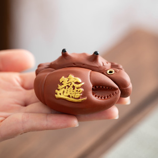 New Purple Sand Creative Crab Incense Burner Incense Burner Tea Pet Ornaments Household Incense Holder Aromatherapy Burner