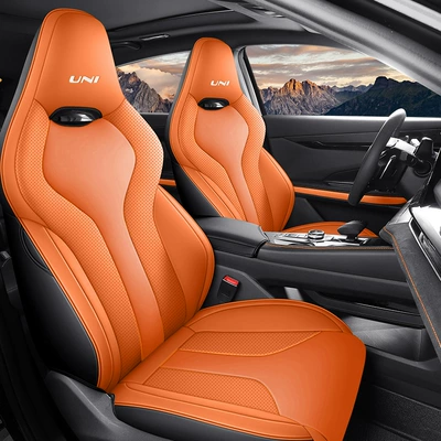 Modelə uyğun (Original) oturacaq örtükləri — for 23 Changan Univ Seat - extreme-flame-orange-standard-edition-note-model-year-rear-all-inclusive