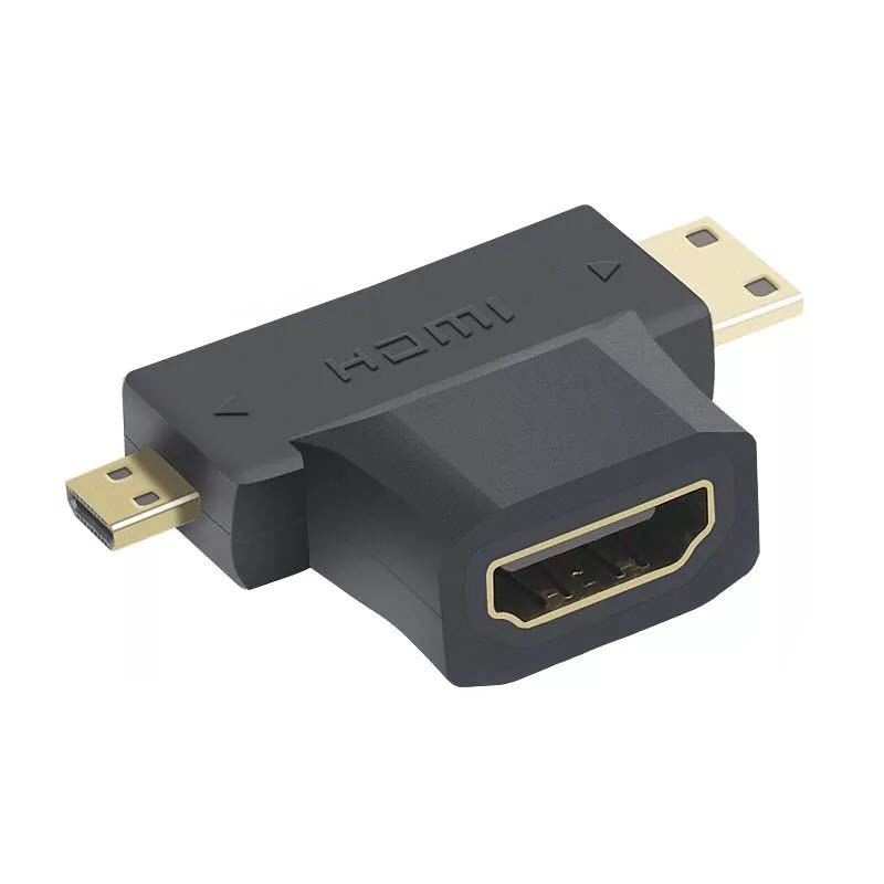 Minihdmi変換hdmi変換ヘッドミニ公対母大変換小ハイビジョン延長マイクロhdmi変換コネクタ|undefined