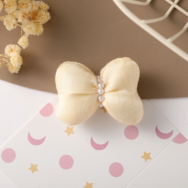 cute children's cloth with bow pearl