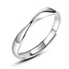 Ring for beloved suitable for men and women, silver 925 sample, light luxury style, Birthday gift