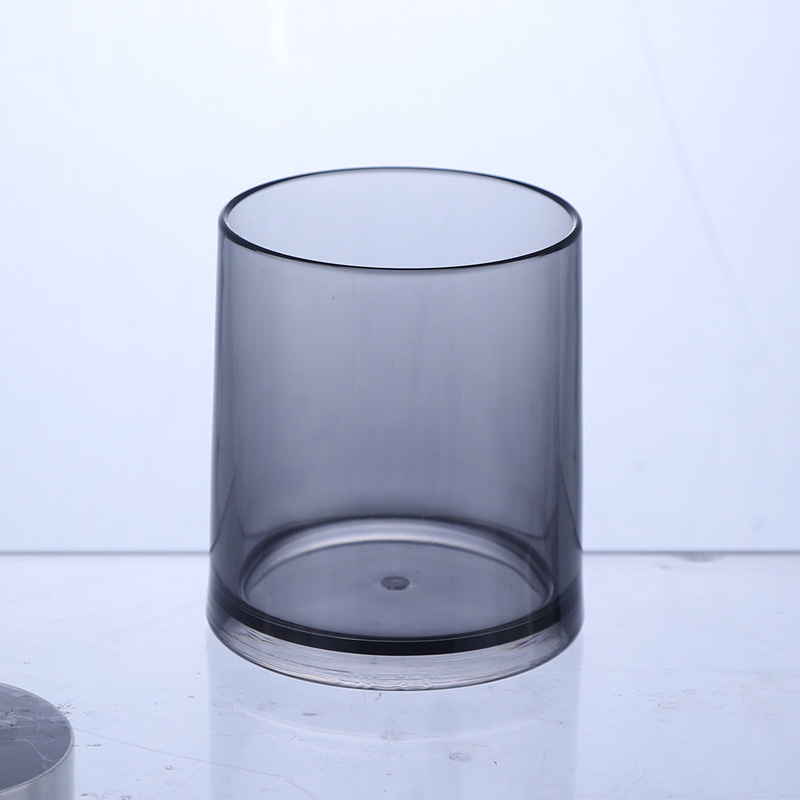 Taza de whisky PC resistente a la caída taza de té transparente cerveza de plástico acrílico taza de jugo de fruta