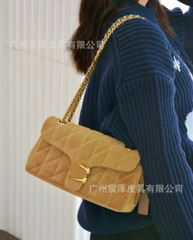 爆款寇家26菱格tabby酒神包链条单肩斜挎女包时尚小香风小方包潮|undefined