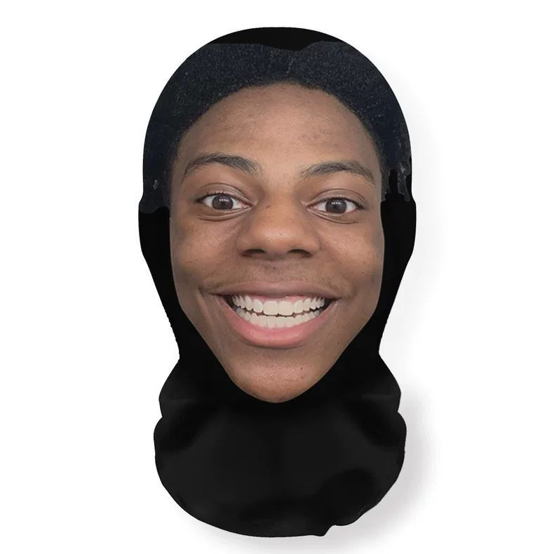 Unbranded IShowSpeed Funny Face Balaclava Black