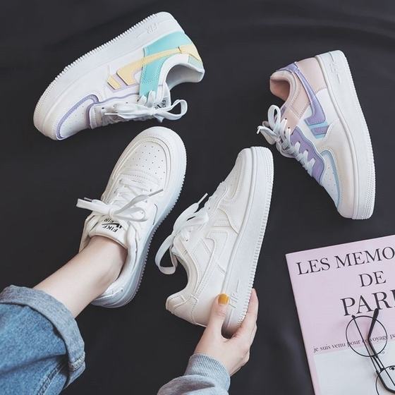 Women's sneakers mixed batch 2022 autumn new student color matching fashion muffin soft bottom lightweight breathable casual sneaker