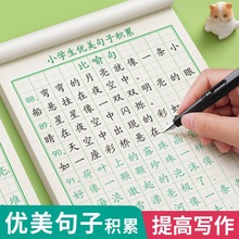 优美句子积累字帖小学生专用练字帖每日一练好词好句好段正楷批发