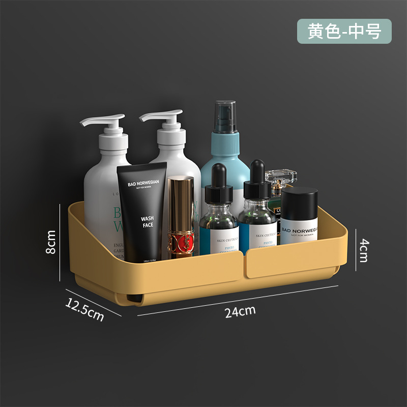 Baño Estante de almacenamiento inodoro lavabo cocina almacenamiento Punch-free baño montado en la pared