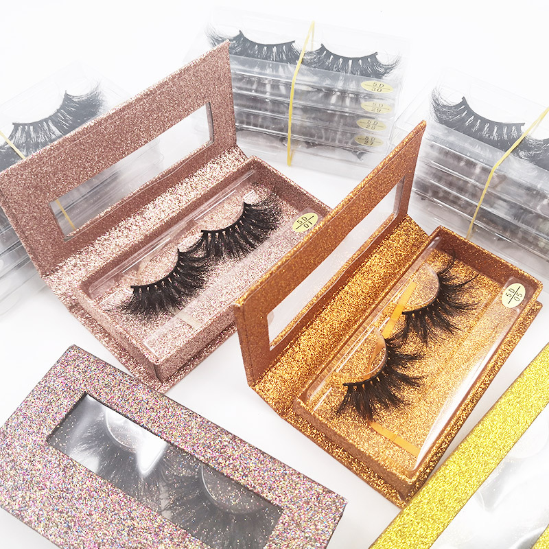 Colorful Rectangular Window Magnetic False Eyelash Fine Mounting Box Wholesale display picture 3