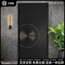 菲尔特铸铝门现代庭院门自建房大门进户门子母门入户门甲级防盗门