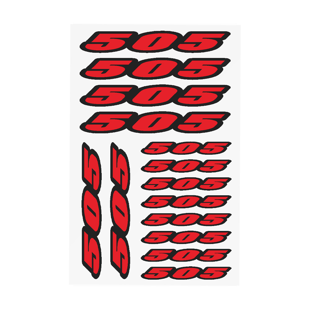 Aplicable a Benelli Benelli BX 505 Euduro Motocicleta Universal Digital Stickers Personalidad Stickers
