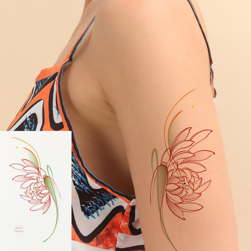 New Tattoo Stickers, Trendy Unique Style, Instagram-Style Realistic Fresh DIY Semi-Permanent Tattoo Stickers