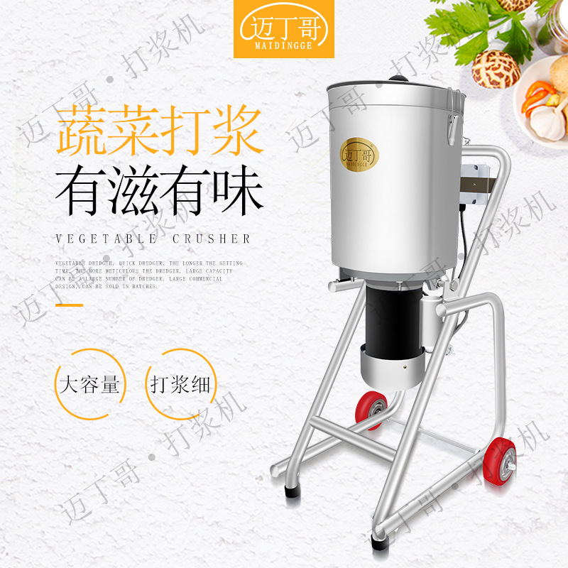 中山果皮打浆机商用快速火龙果香蕉打浆机猪肉丸香肠打浆机