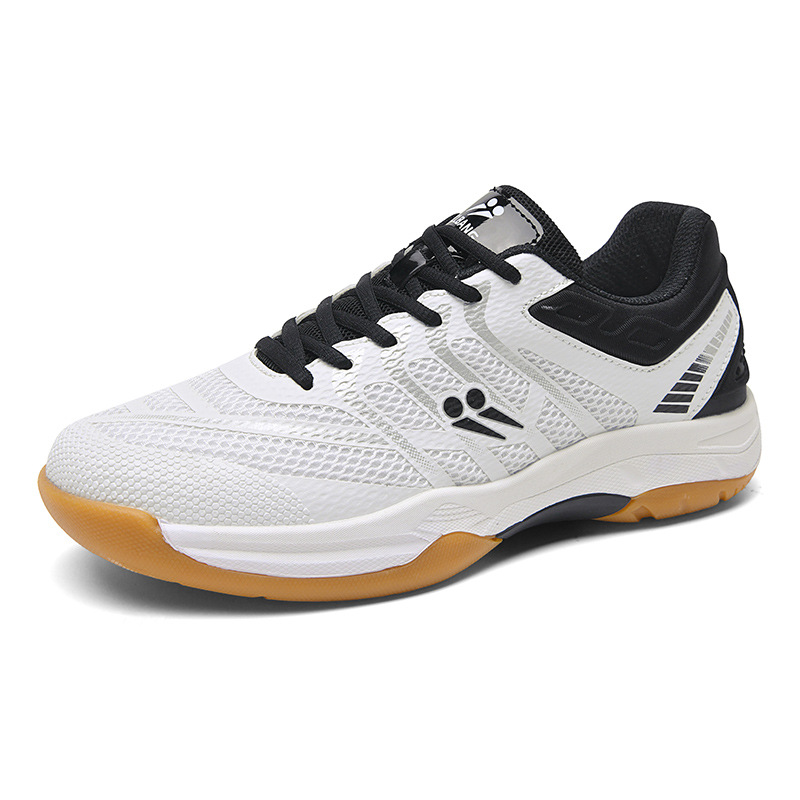 Nuevos zapatos de bádminton de altura baja, zapatos de moda para parejas, zapatos de tenis de mesa de suela gruesa, zapatos de tenis de moda