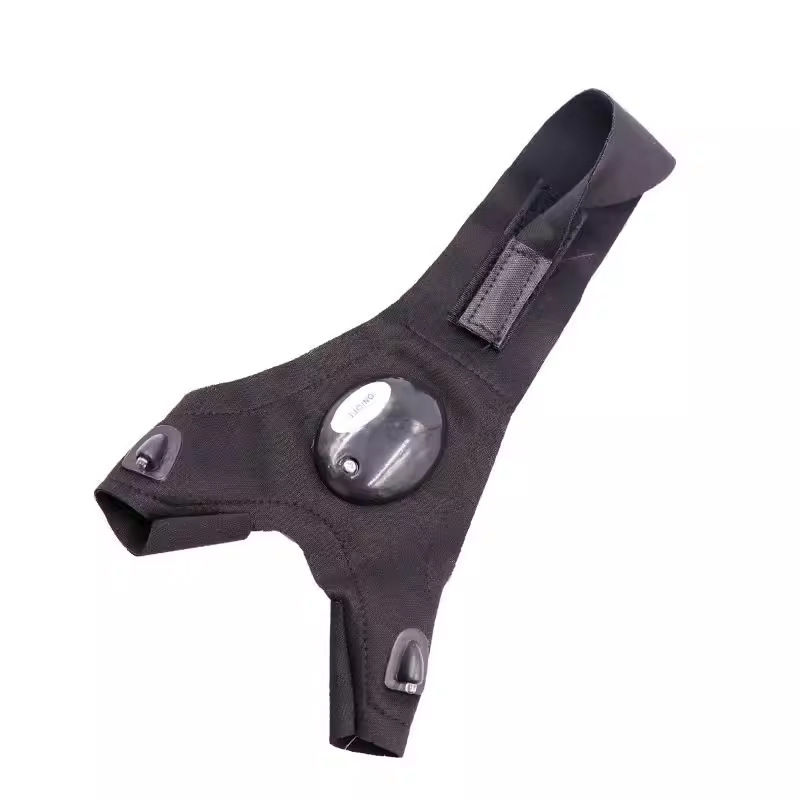 Caliente impermeable antideslizante nylon noche de pesca con luz guantes de iluminación al aire libre pesca artefacto coche reparación guantes Luz