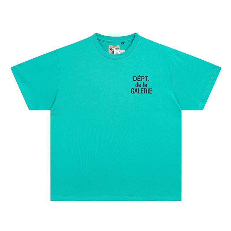 Camiseta de manga corta con estampado Gallery Dept de marca de moda para hombres y mujeres