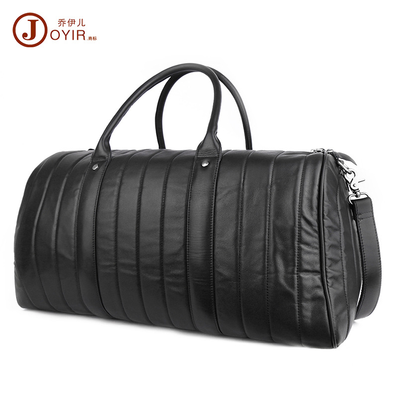 跨境新款運(yùn)動(dòng)時(shí)尚健身包大容量出差真皮行李包手提男包斜挎旅行包