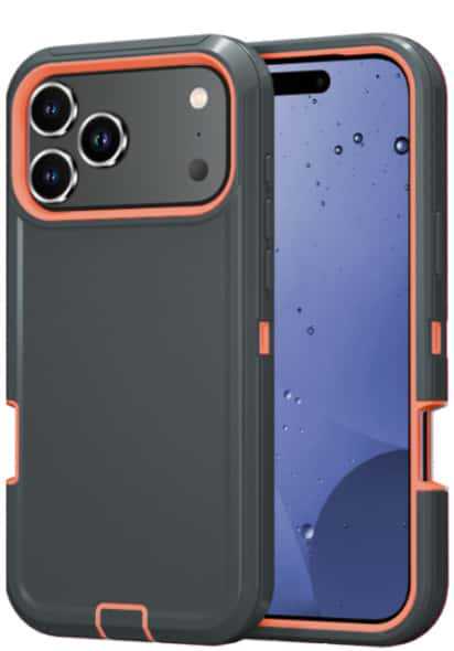 适用于iPhone17pro三防机器人手机壳外贸专供重防三合一手机壳|undefined