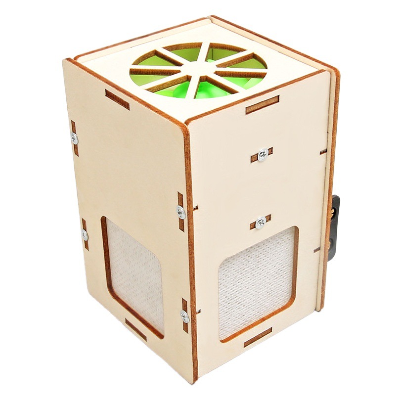 Tecnología pequeña producción DIY purificador de aire hecho a mano experimento científico invención SETM educativo material didáctico