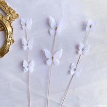 幻彩钻纱铁丝蝴蝶蛋糕装饰Happy Birthday字母亚克力插牌烘焙装饰