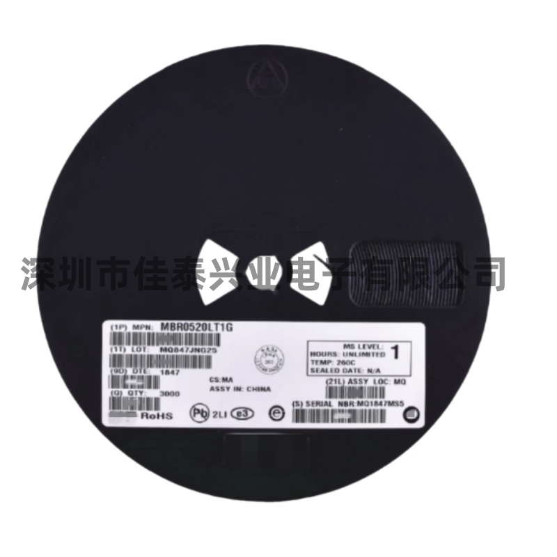 肖特基二极管MBR0520LT1G封装: SOD-123全系列