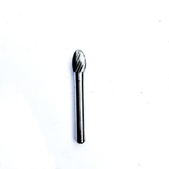 Tungsten steel grinding head oval E-type carbide rotary file 8 mm 6 mm handle E08013M06 single double edge