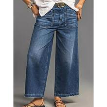 F 76092 Stretch Wide-Leg Jeans ��������ţ�п� �羳��Ӧ