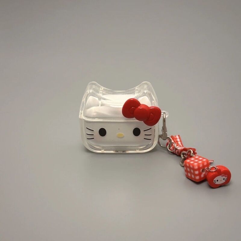 Cute Kitty Cat Suitable for Airpods4 Bluetooth Protective Case Airpodspro3 Headphone Cover Huaqiangbei 5Th Generation 2