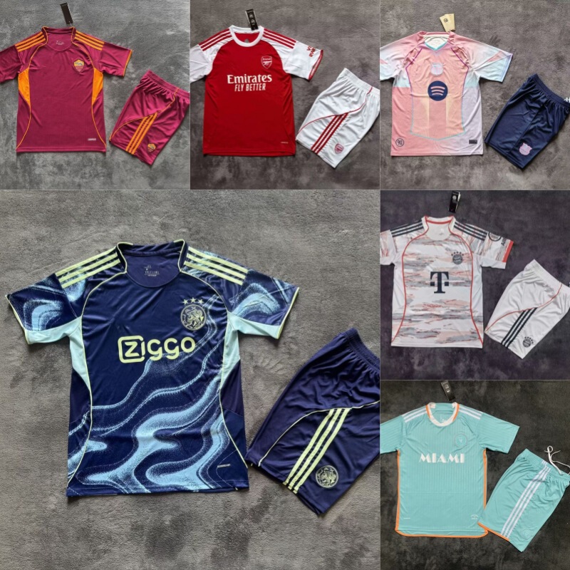 Wholesale 25-26 Football Kits Adult Team Uniforms Liverpool Real Madrid Inter Milan Men's and Women's Sportswear Fans