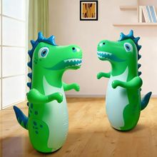 充气恐龙不倒翁打气玩具宝宝加厚健身吹气沙袋气球小孩儿玩具批发