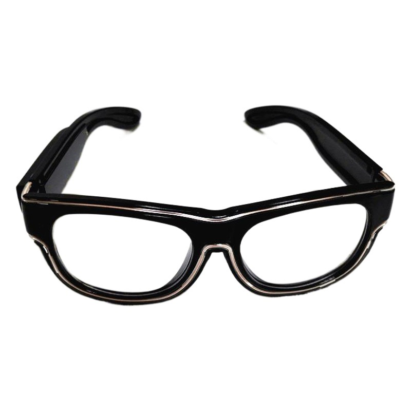 LED recargable inalámbrico luminoso gafas noche Club bar partido regalo electrónica tecnología de sonido sentido props al por mayor