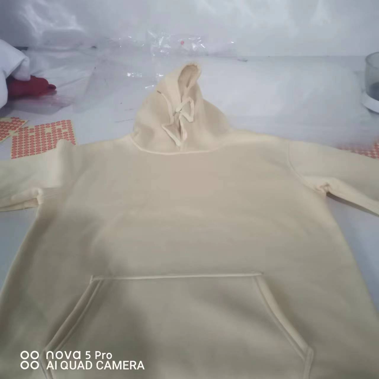 220g tela más tamaño fábrica al por mayor color sólido suéter traje hombres y mujeres marca de moda suelta más tamaño traje pareja