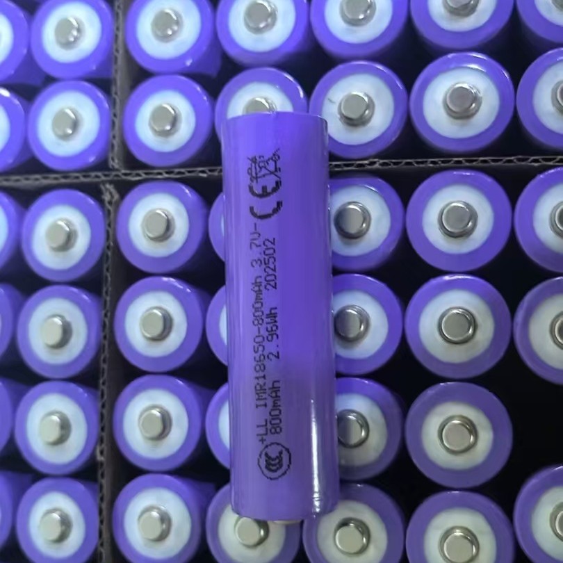 Linli 18650 플랫 헤드 에너지 저장 리튬 배터리 800mah 전원 은행 소형 팬 책상 램프 보안 충전식 리튬 배터리