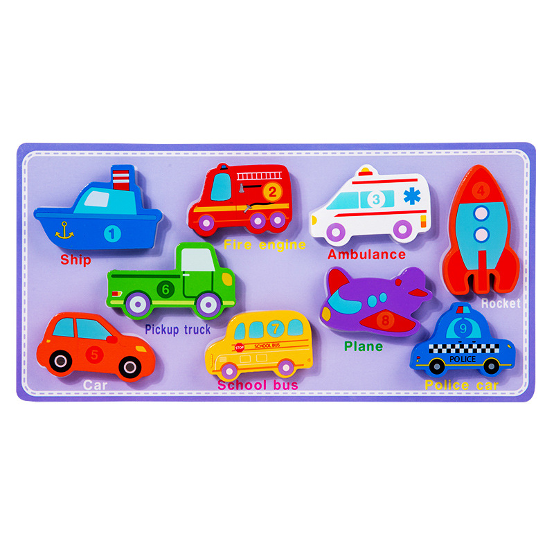 Niños rasgar y tirar pegatinas de rompecabezas Velcro pareja rompecabezas multi-tema mano-ojo coordinación ejercicio juguetes de educación temprana
