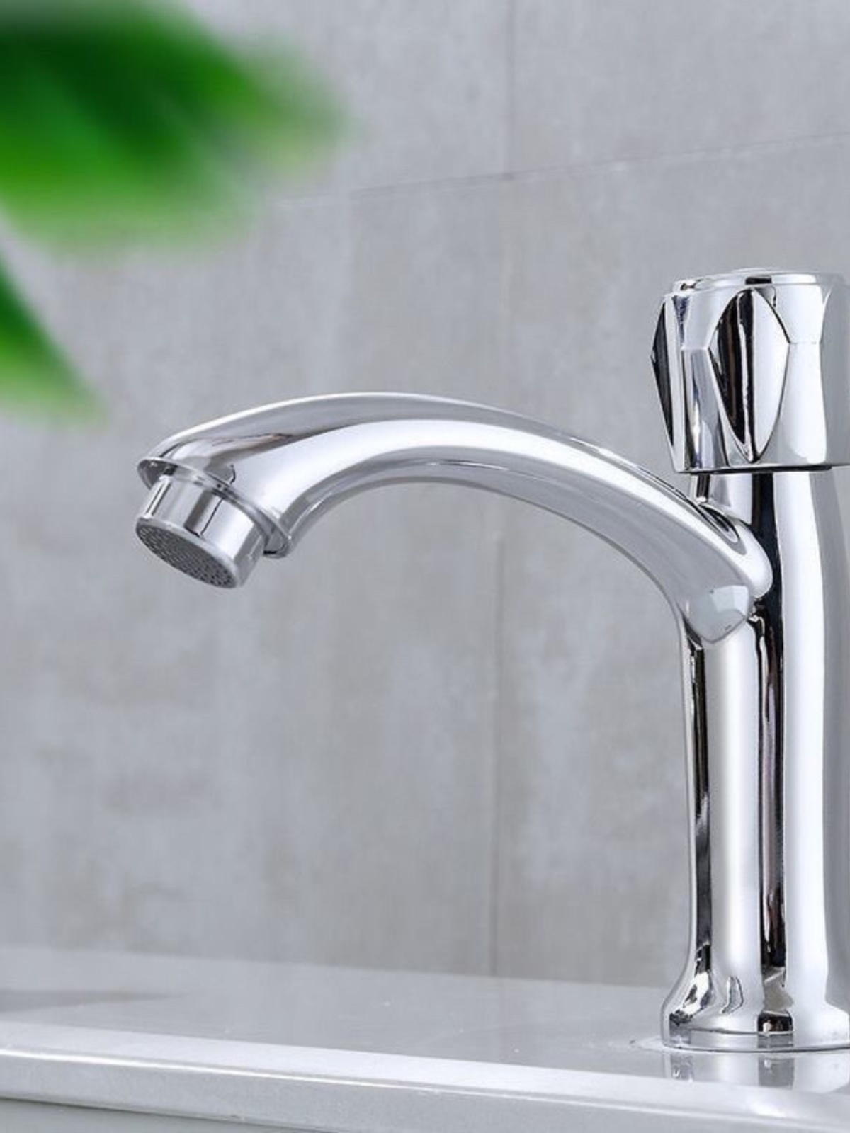 lavabo de baño un solo grifo de agua fría lavabo de aleación de agua fría lavabo de baño lavabo de un solo agujero cocina Longsu