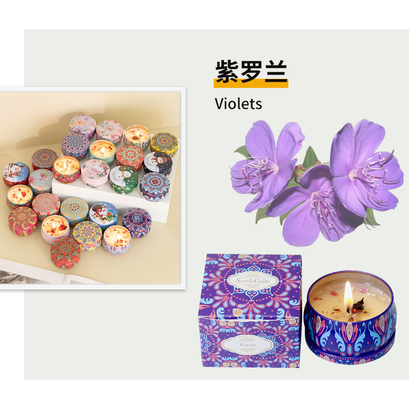 Flores secas, velas de aromaterapia, recuerdos de boda, fragancias, día de San Valentín romántico, regalos de cumpleaños, velas de soja, adornos para el hogar