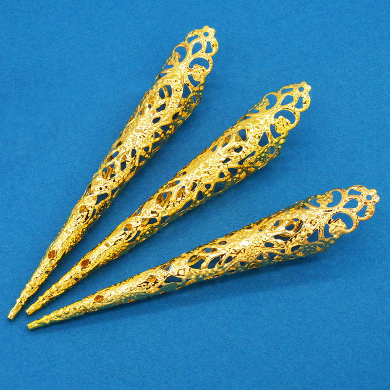 Thousand-Hand Guanyin Fake Long Nail Set Indian Dai Dance Accessories Dunhuang Dance Bracelet Kidsren and Adults Armor Set