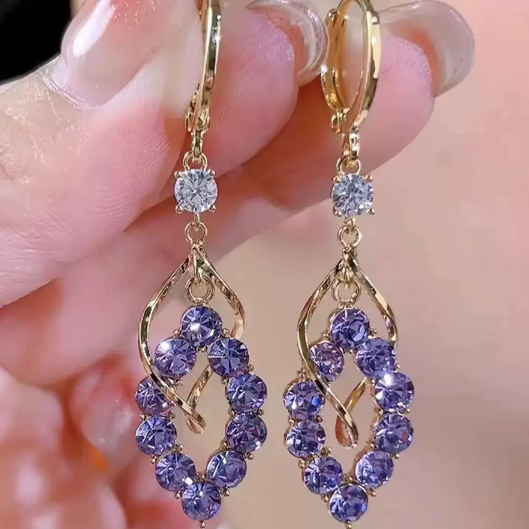 Серебряная игла, серьги с маленьким дизайном, легкий люксовый стиль