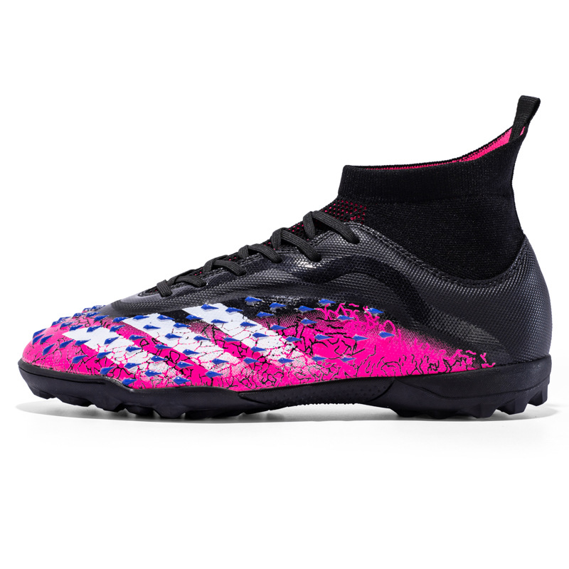 23 zapatos de fútbol transfronterizos de alto nivel zapatos de entrenamiento de entrenamiento de clavos largos zapatos de fútbol para hombres y mujeres