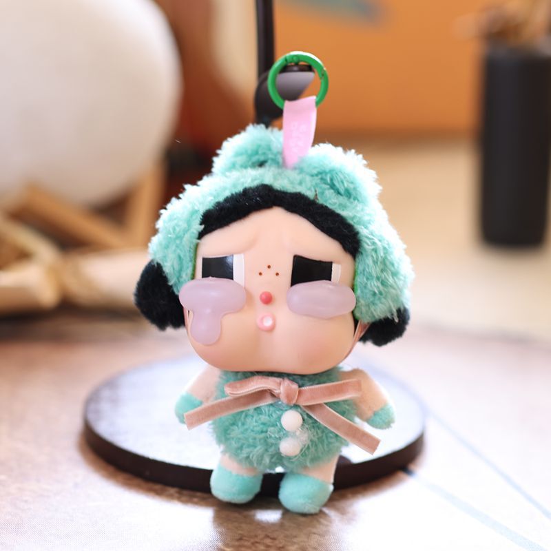 可爱萌搪胶硅胶流泪哭娃挂件毛绒玩具公仔包包挂饰钥匙扣娃娃玩偶|undefined
