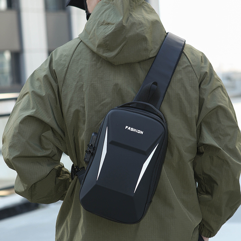 Fashionable Anti-Theft Chest Bag for Men, Large Capacity Outdoor Sports Cycling Crossbody Bag, Commuting Casual Handbag Shoulder Bag Fashionable Anti-Theft Chest Bag for Men, Large Capacity Outdoor Sports Cycling Crossbody Bag, Commuting Casual Handbag Shoulder Bag