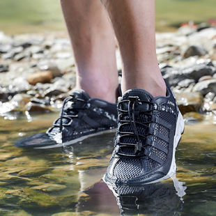 2024 Summer Tracing Shoes Outdoor Wading Shoes Swimming Shoes Beach Water Shoes Men's Shoes Snorkeling Shoes Foreign Trade Cross-border plus size